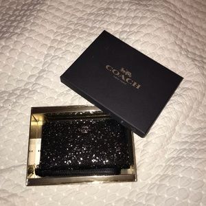 New with tags and box Coach star sparkle wristlet